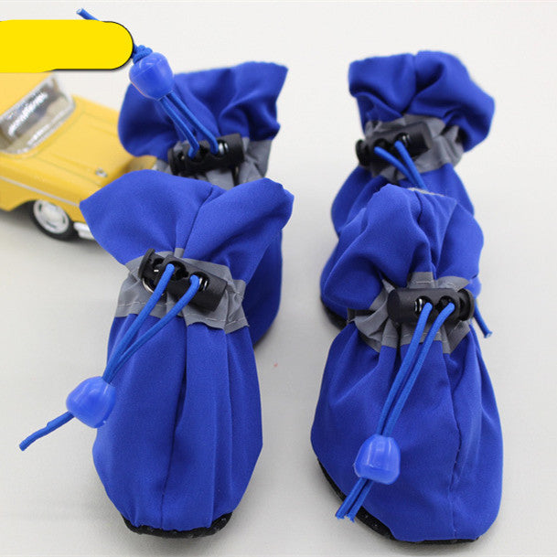 Custom Reflective Dog Shoes Set