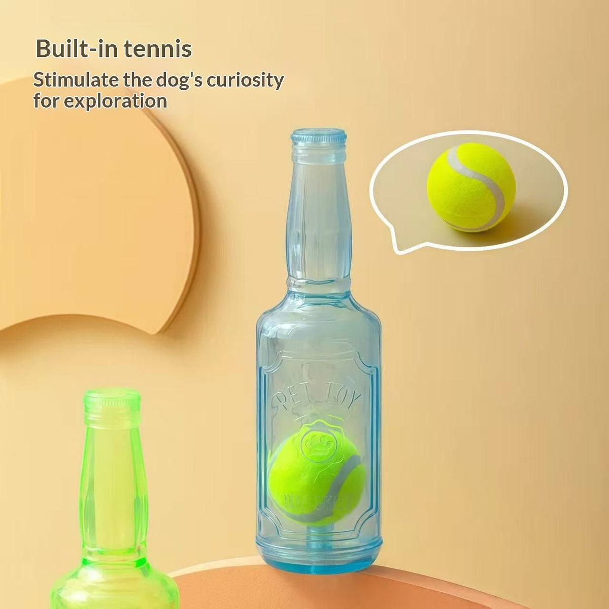 Squeaky Bite-Resistant Tennis Ball Pet Toy