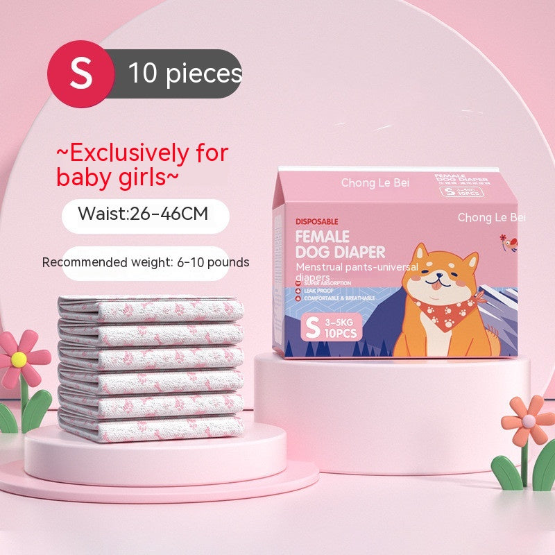 Disposable Female Dog Diaper Pants