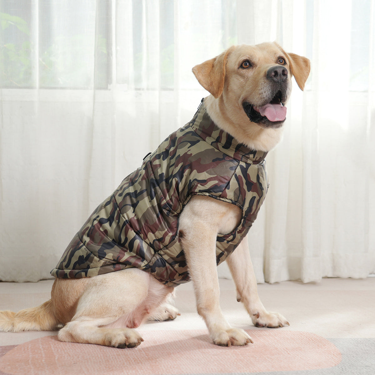 Thickened Dog Camouflage Winter Coat