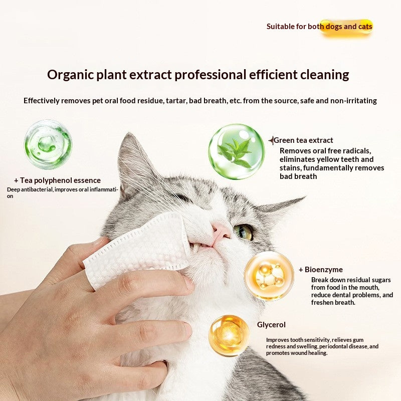 Pets' Oral Cleaning Finger Covers Are Gentle