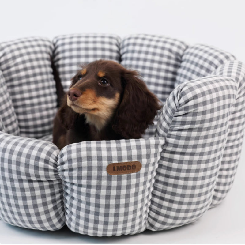 Plaid Pet Bed For All Seasons