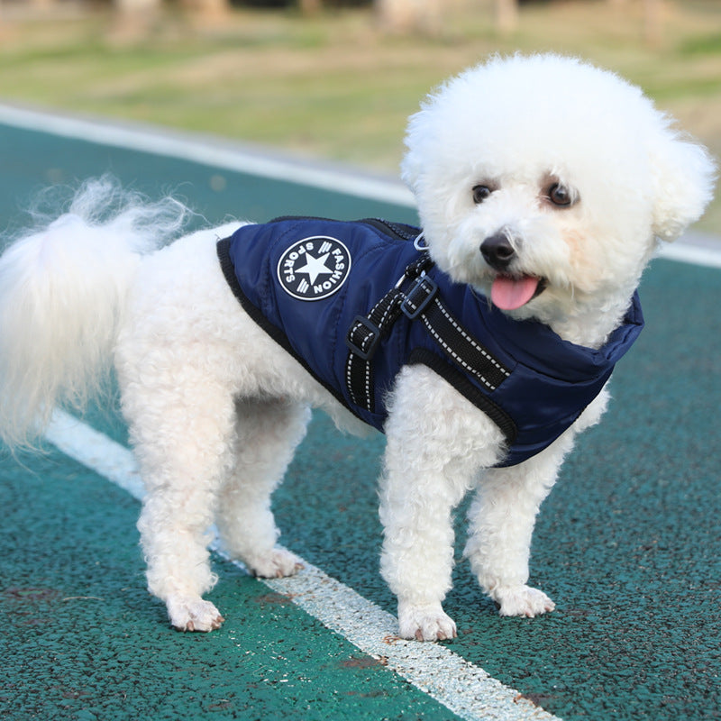 Warm Cotton Fleece Dog Coat