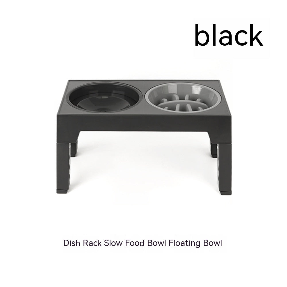 Lifting Slow Feeder Dog Bowl Rack