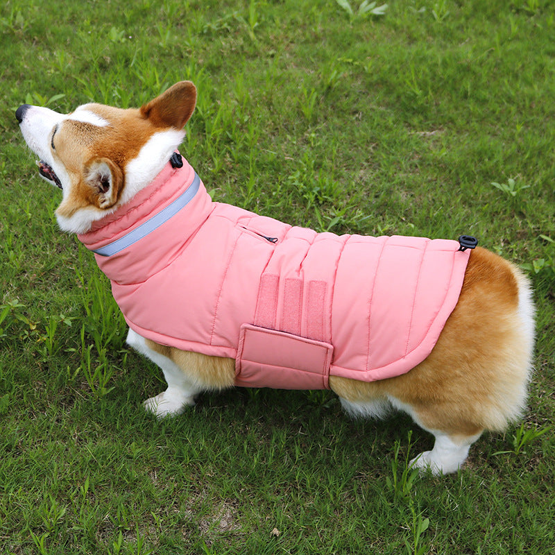 Warm Rainproof Dog Trench Coat