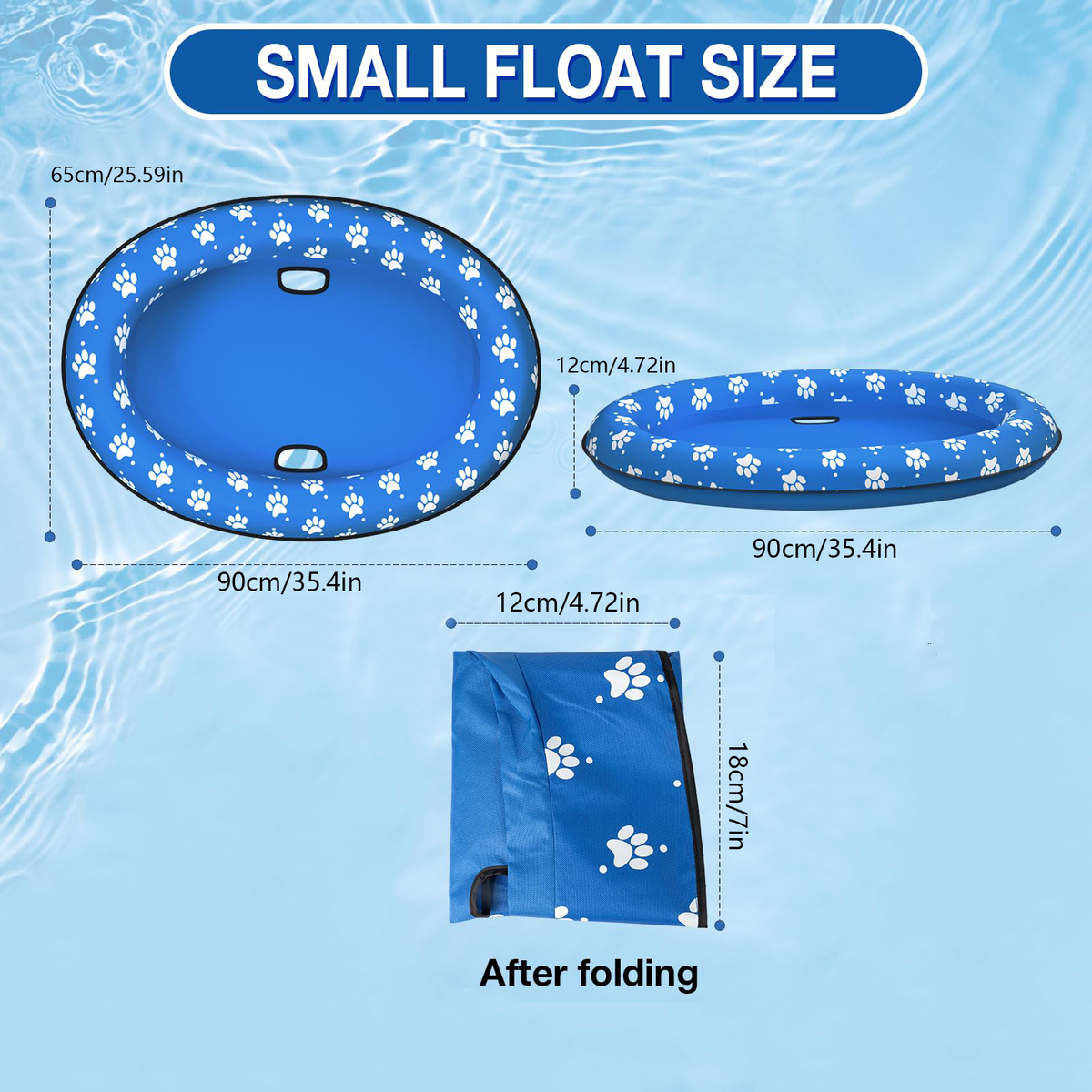 Inflatable Dog Pool Float Raft