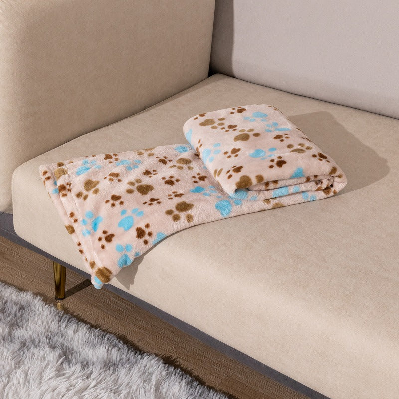 Thickened Double-Sided Flannel Dog Blanket