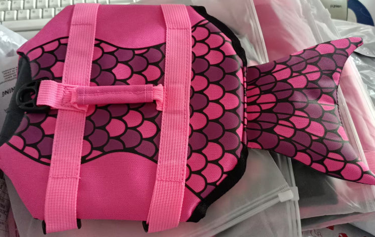 Shark Mermaid Pet Life Jacket