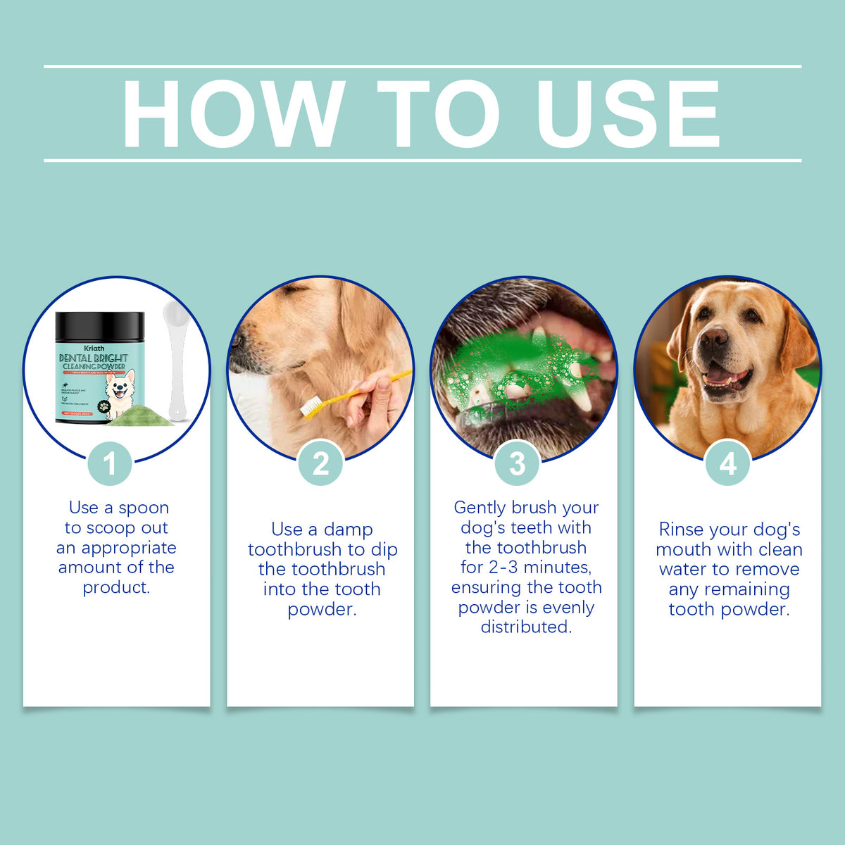 Dog Tooth Cleaning Powder