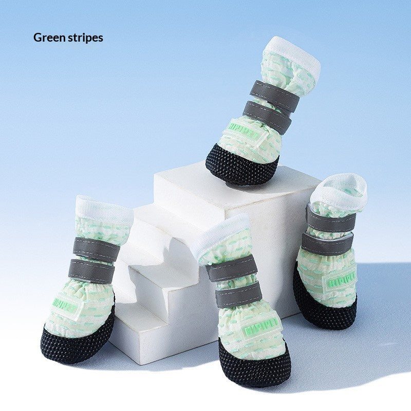 Breathable Non-Slip Mesh Dog Shoes For Summer