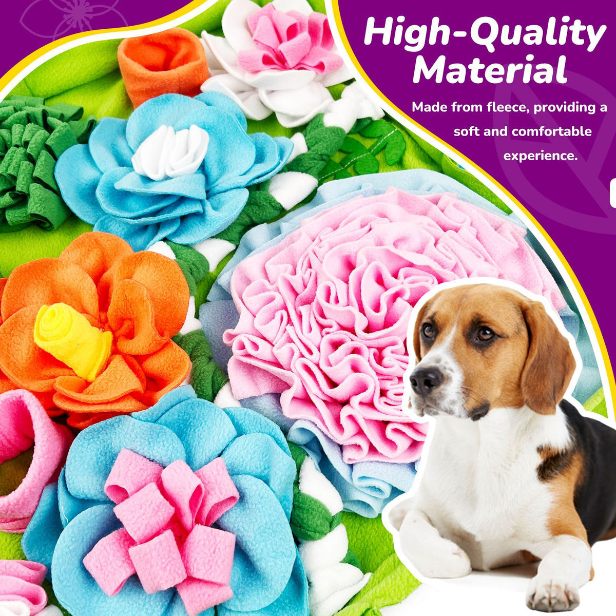 Creative Garden-Themed Dog Sniffing Mat