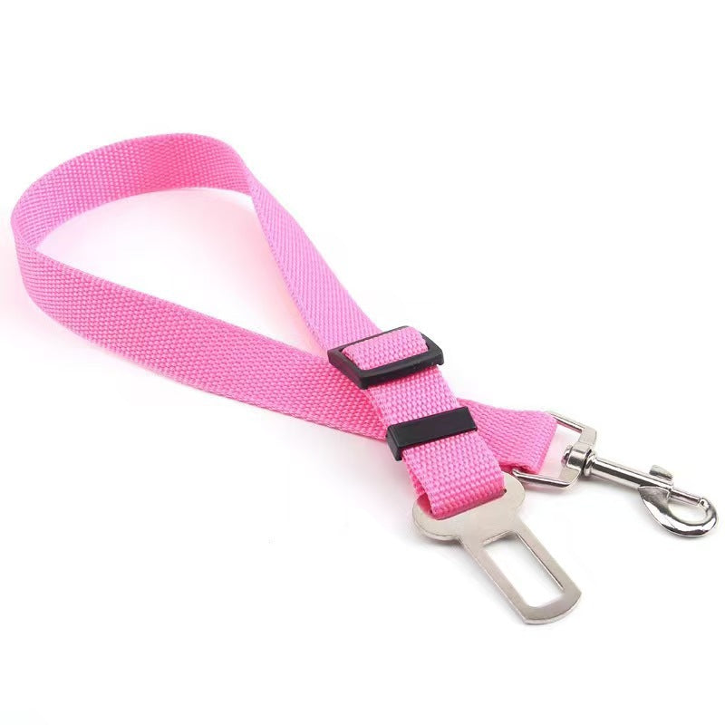 Adjustable Dog Car Seat Belt With Collar