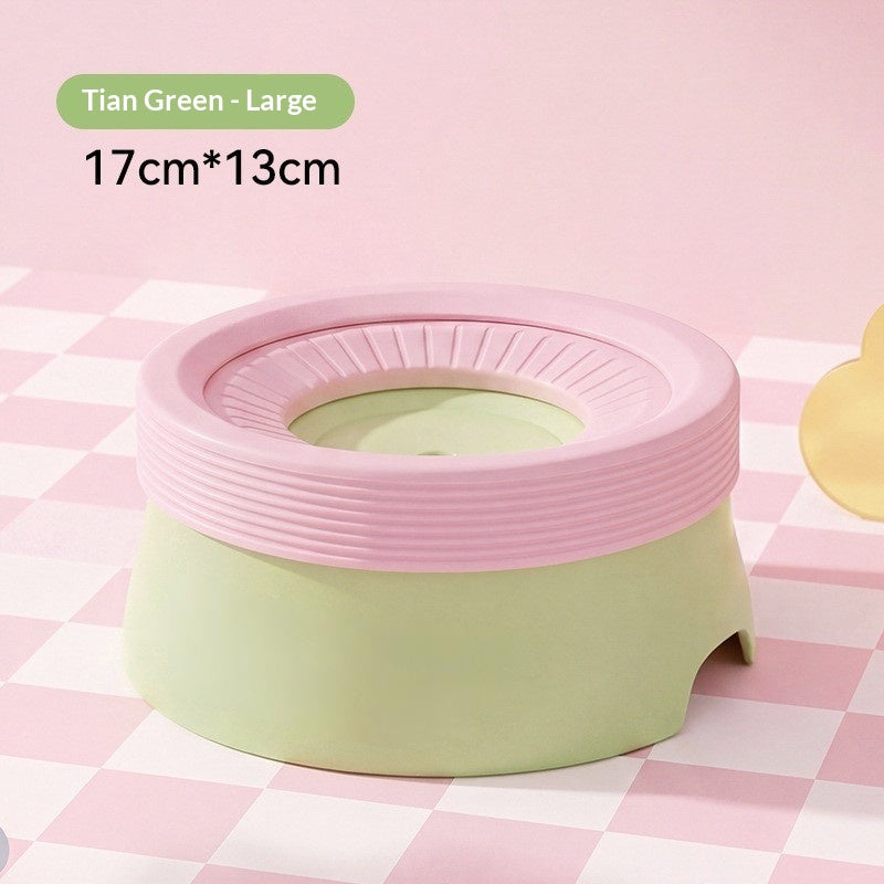 Large-Capacity Retro Pet Drinking Bowl