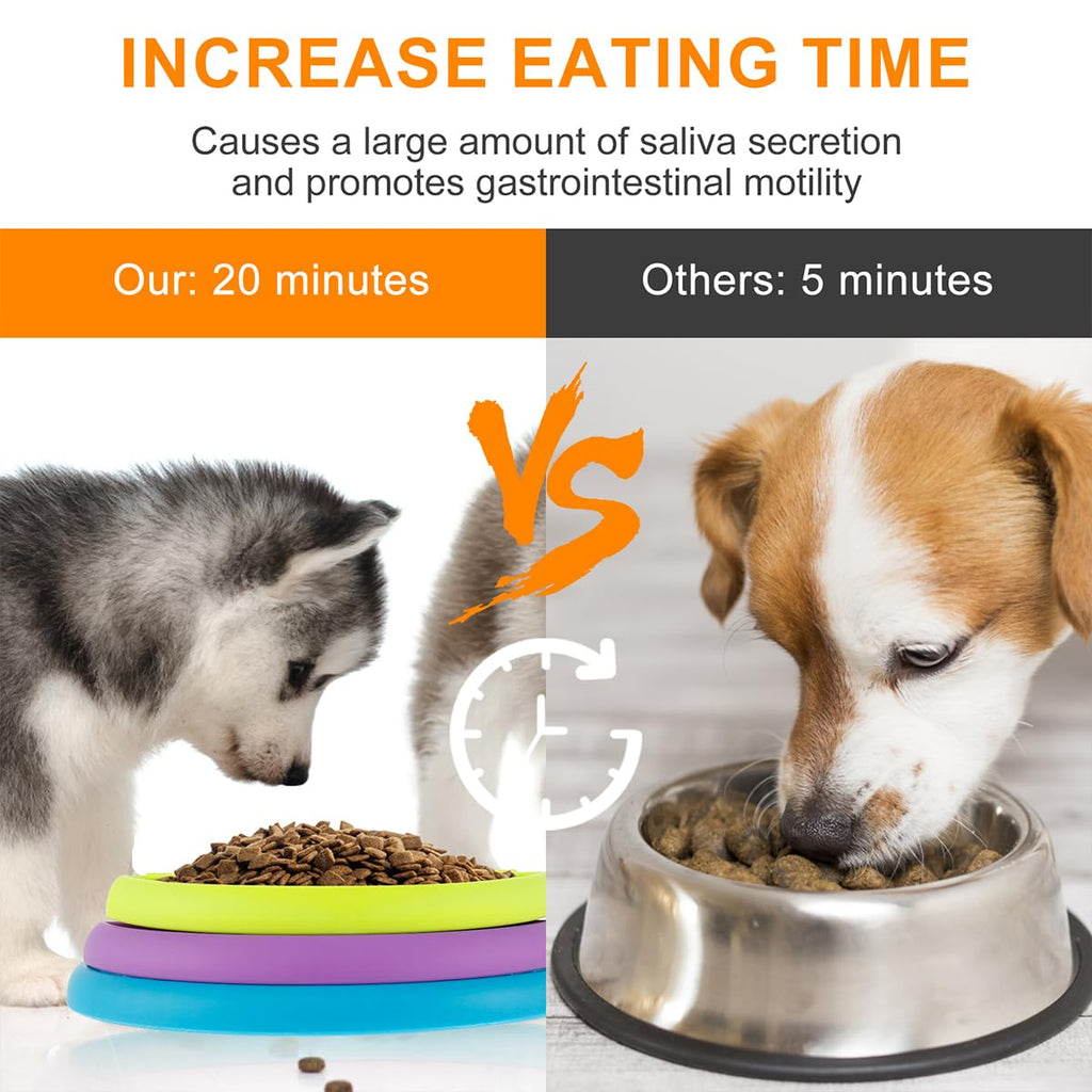 3In1 Interactive Dog Puzzle Feeder, Rotating Anti-Choking Slow Feeder Bowl & Lick Mat, Mental Stimulation Foraging Toy For Medium & Large Do