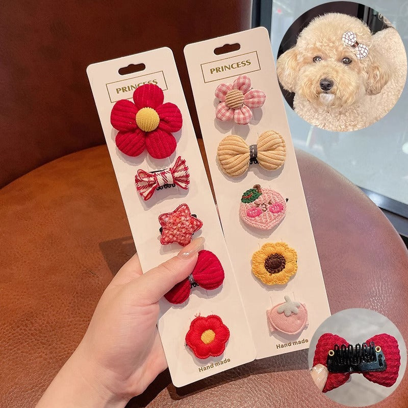 Portable Mini Cartoon Dog Hairpin