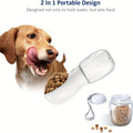 2-in-1 Dog Water Bottle With Food Container