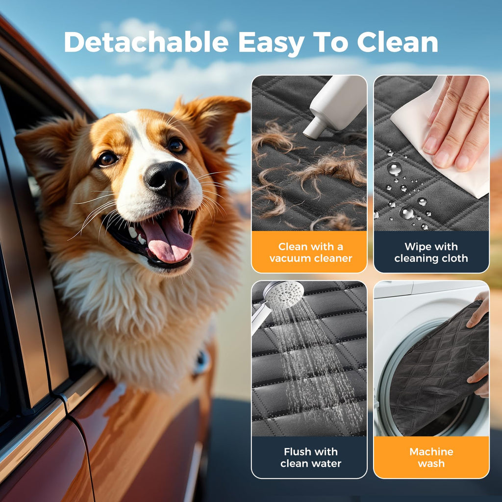 Hard Bottom Dog Car Seat Cover