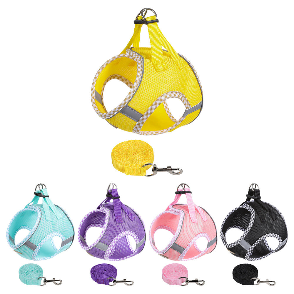 Wrap-Style Pet Harness And Leash