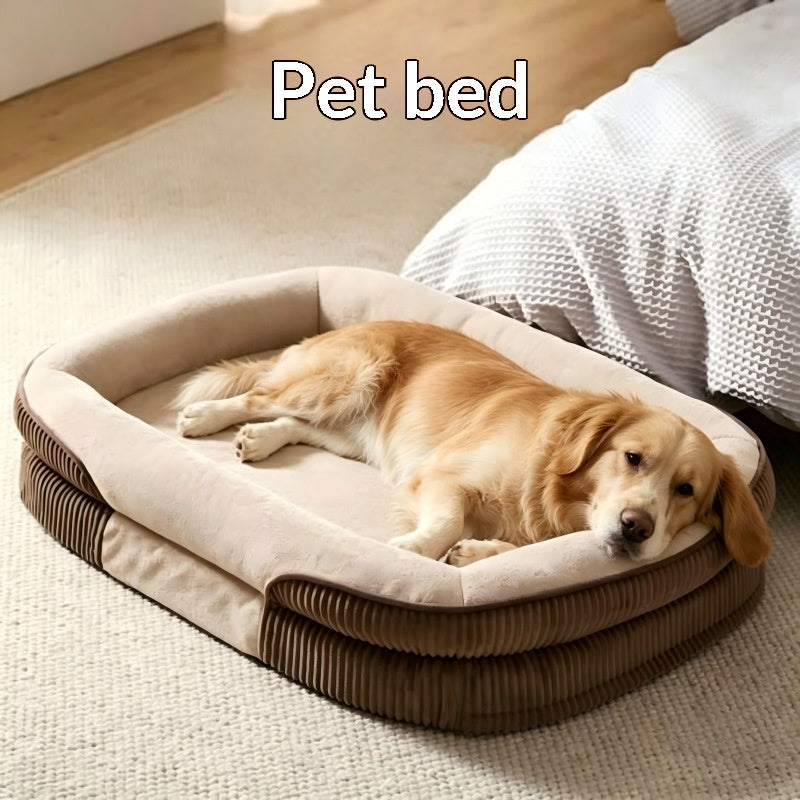 Removable Washable Oval Dog Bed