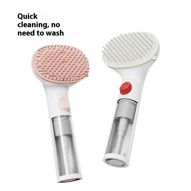 3 In 1 Adjustable Steam Pet Brush