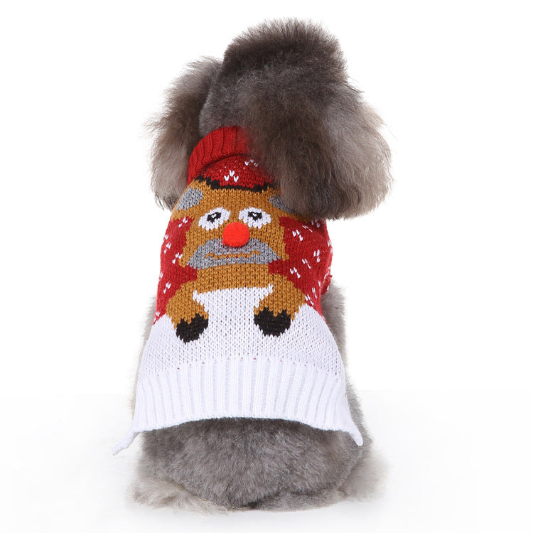 Universal Casual Fall Clothing Elk Pet Sweater