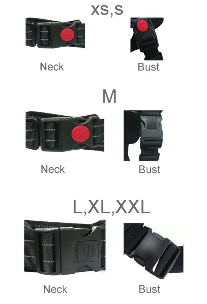 Explosion Proof Chest Harness Pet Leash