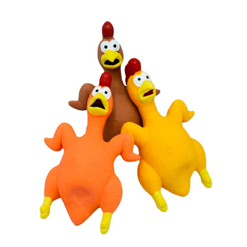 Screaming Chicken Vent Bite-Resistant Dog Sound Toy