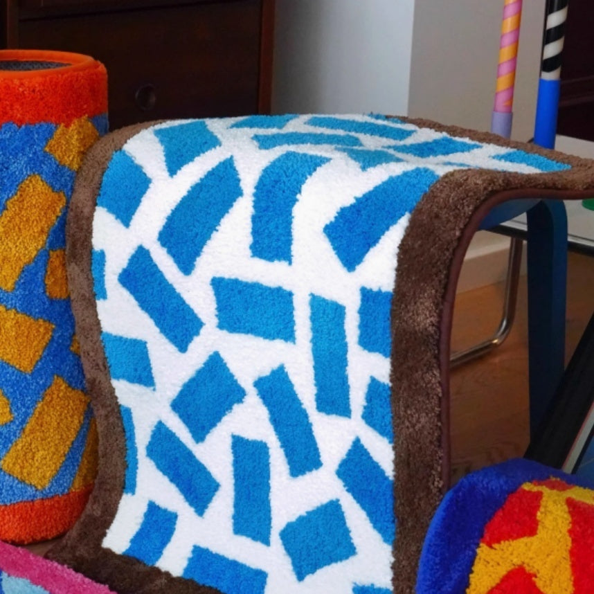 Color-Matching Square Tufted Household Carpet