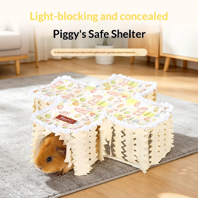 Guinea Pig Hideaway Tunnel Summer Sleeping Nest