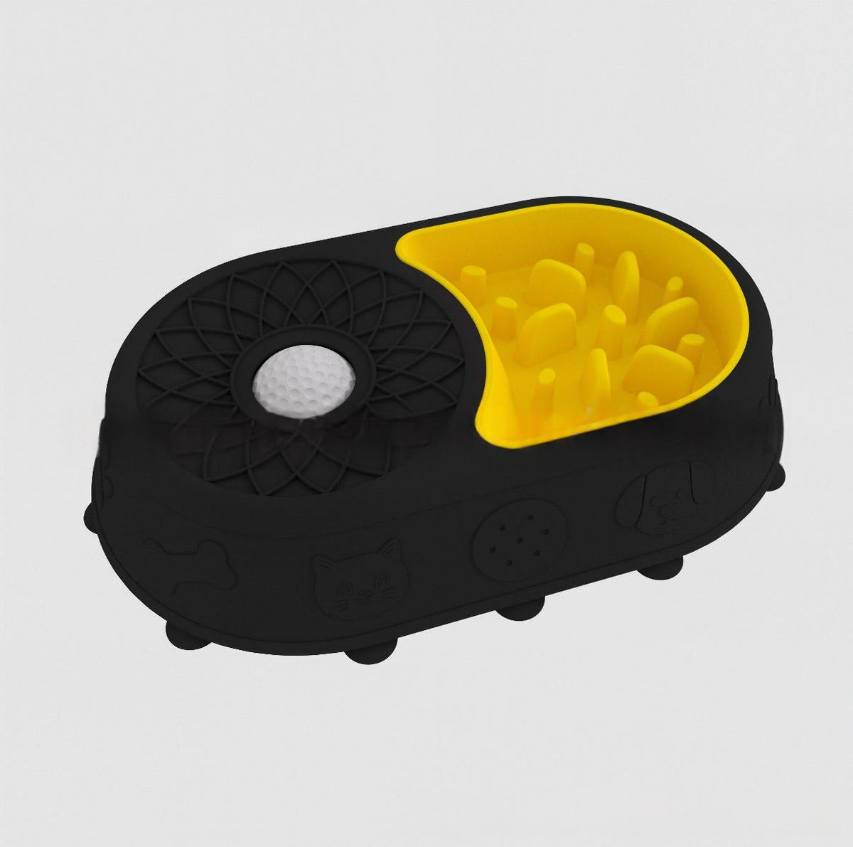 Non-Slip Pet Licking Slow-Feeding Bowl