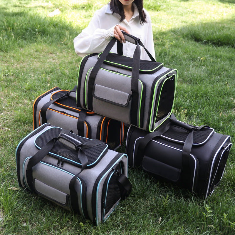 Portable Expandable Foldable Pet Carrier Totesling Bag