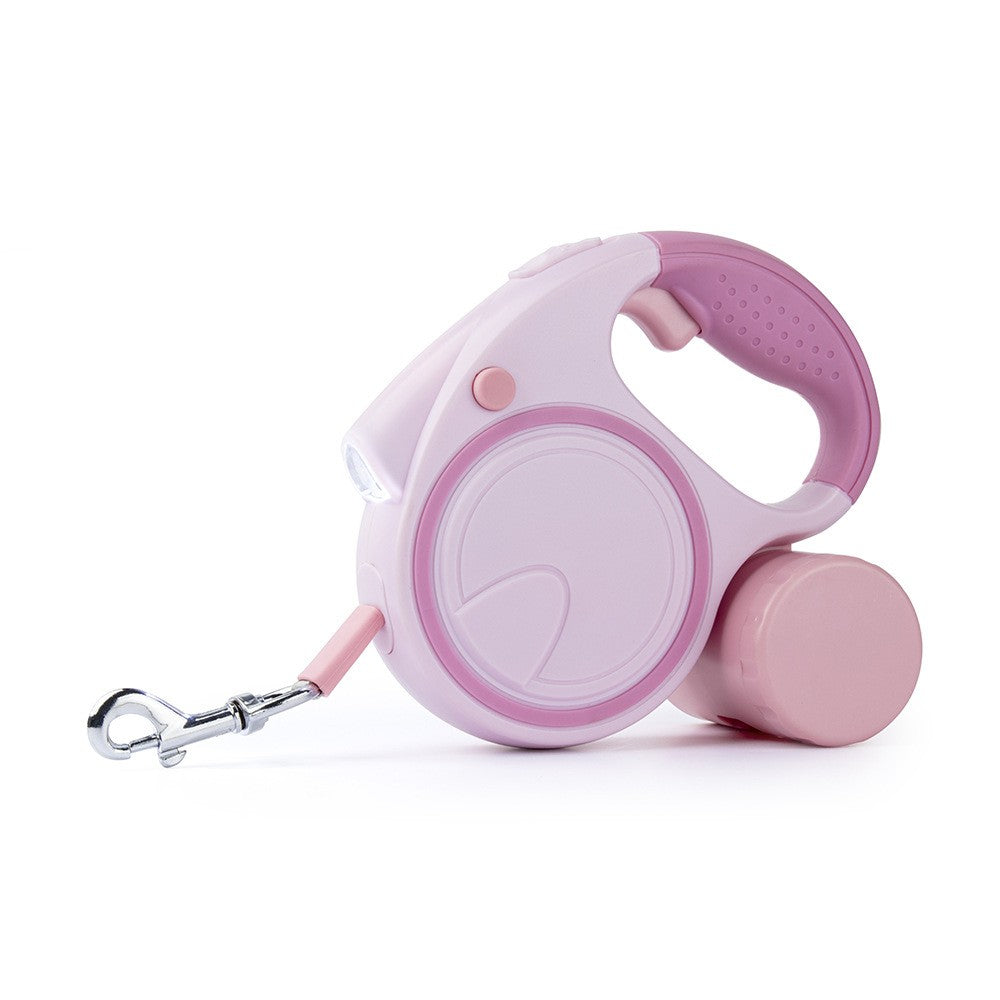 New Pet Flashlight Automatic Retractable Leash