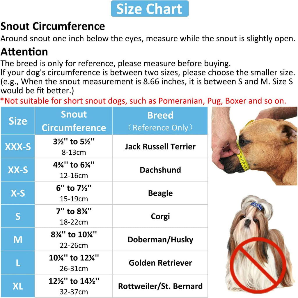 Breathable Mesh Anti-Bark Dog Muzzle