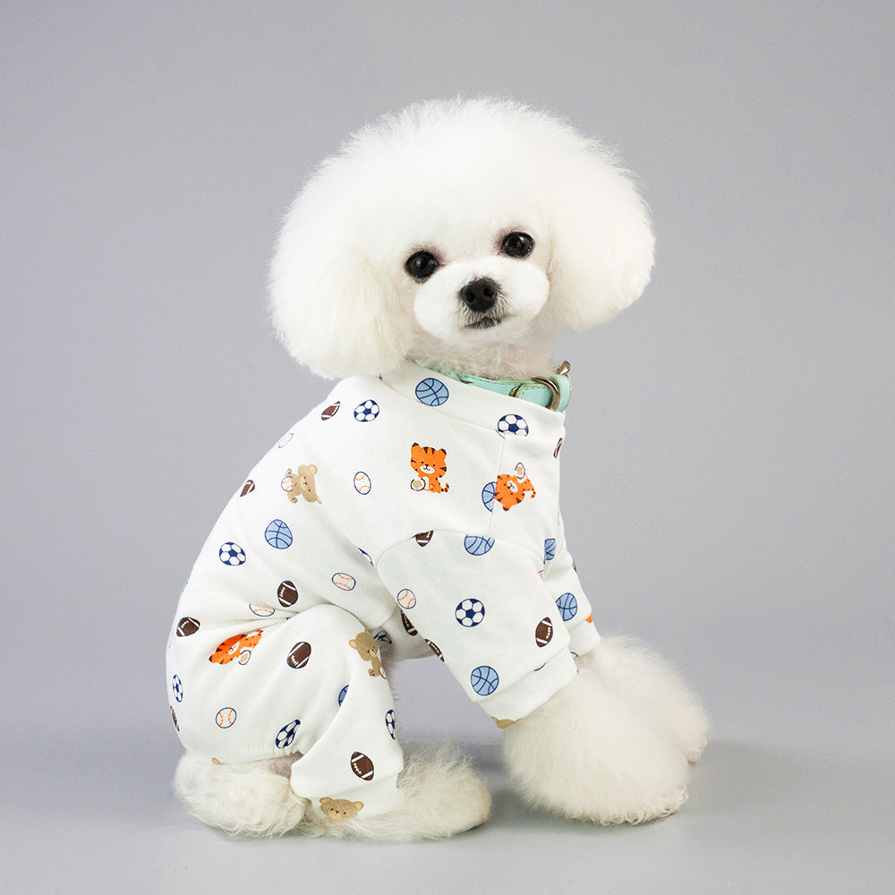 Five-Color Pet Pajamas for Home