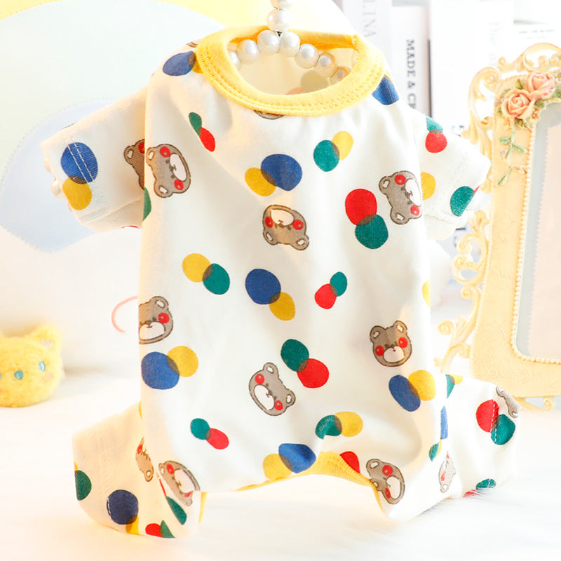 Autumn Winter Teddy Dog Homewear