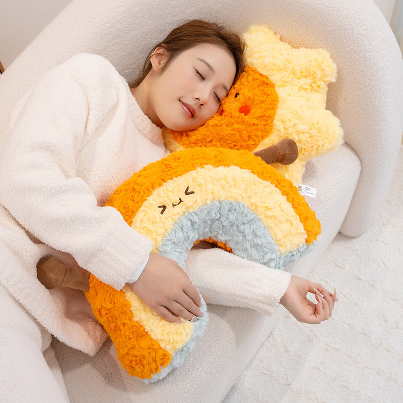 Cartoon Moon And Star Decorative Doll
