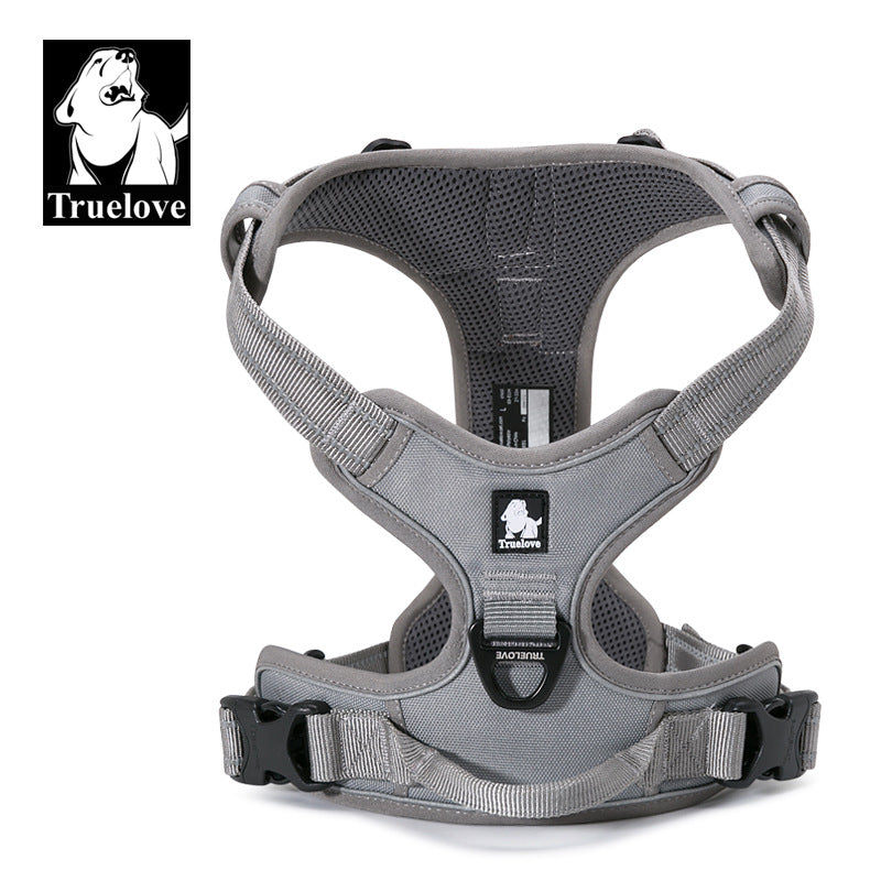 Truelove Vordere Bereich Reflektierende Nylon Haustier Hund Harness Alle Wetter Padded Einstellbare Sicherheits