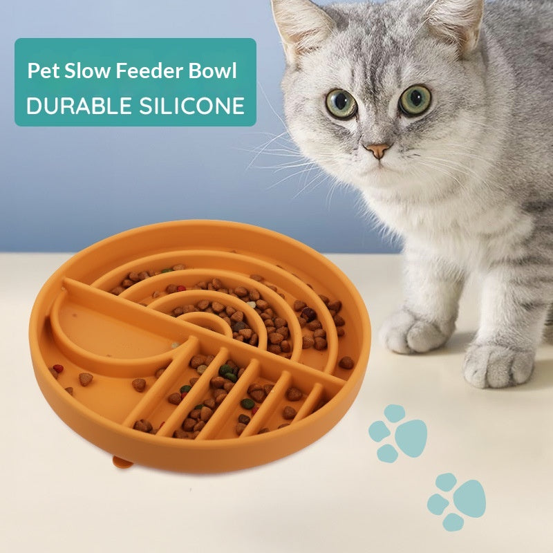 Silicone Slow-Feeding and Licking Pet Bowl