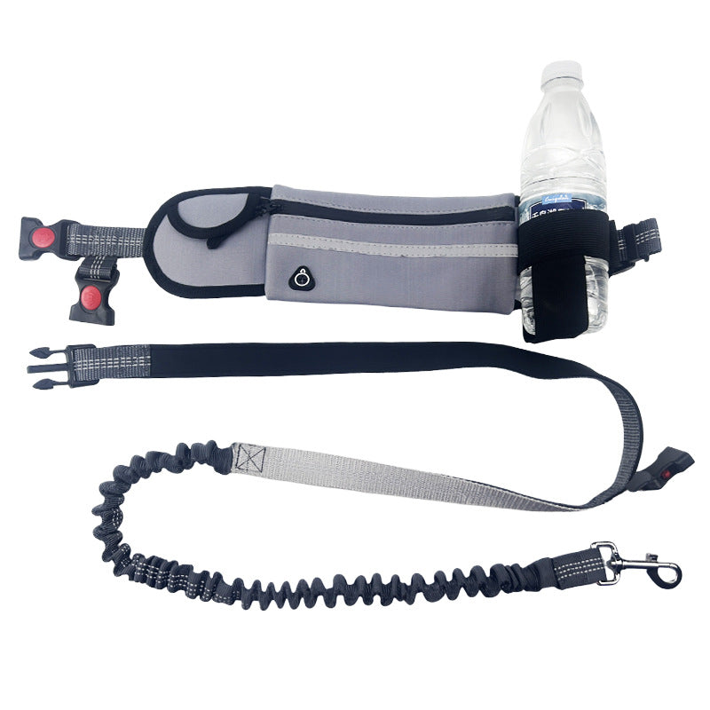 Portable Dog Waist Bag With Running Leash