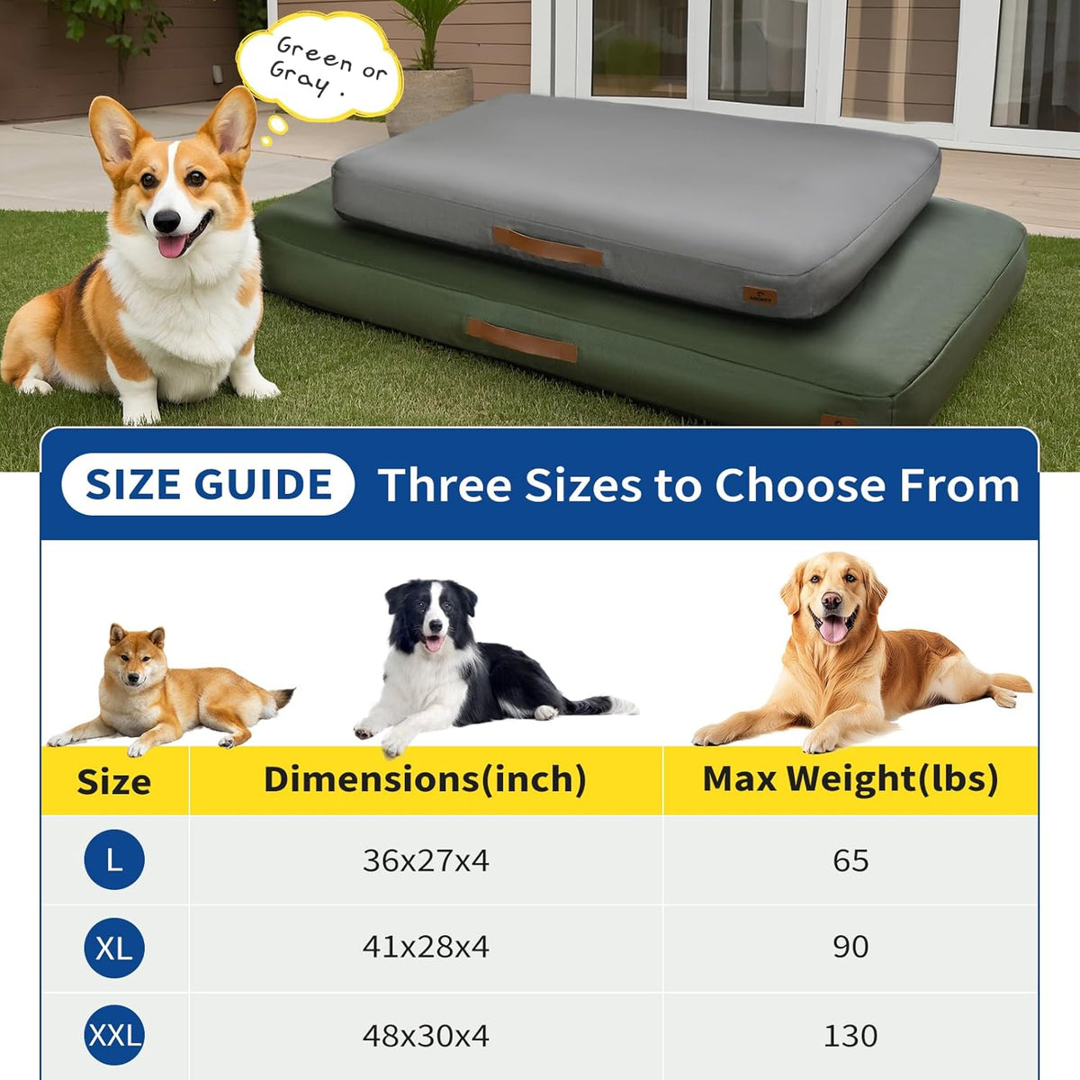 Medium Inflatable Waterproof Dog Travel Bed