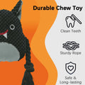 Black Bat Squeaky Plush Dog Chew Toy