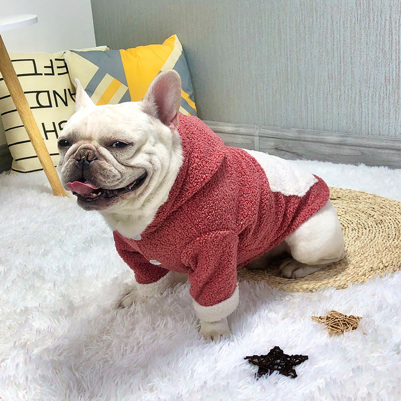 Plush Thick Warm Pet Dog Clothes