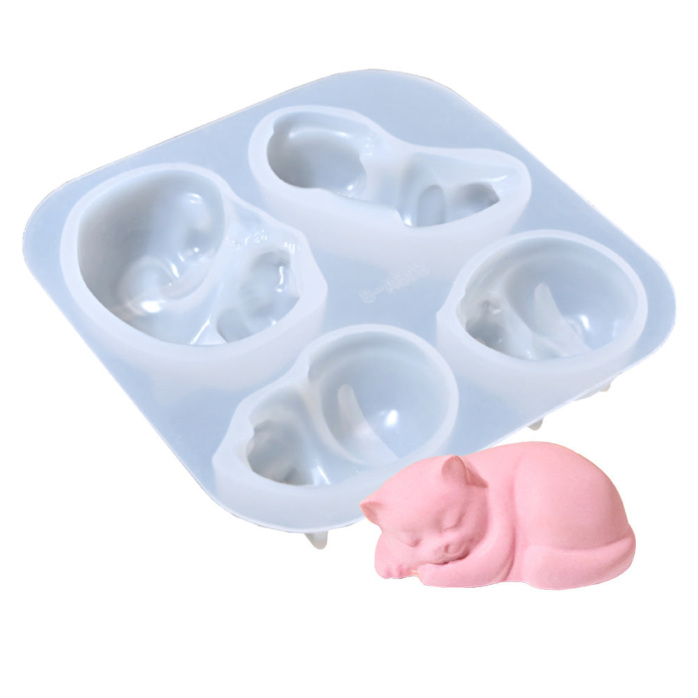 Pet Silicone Aromatherapy Gypsum Mold