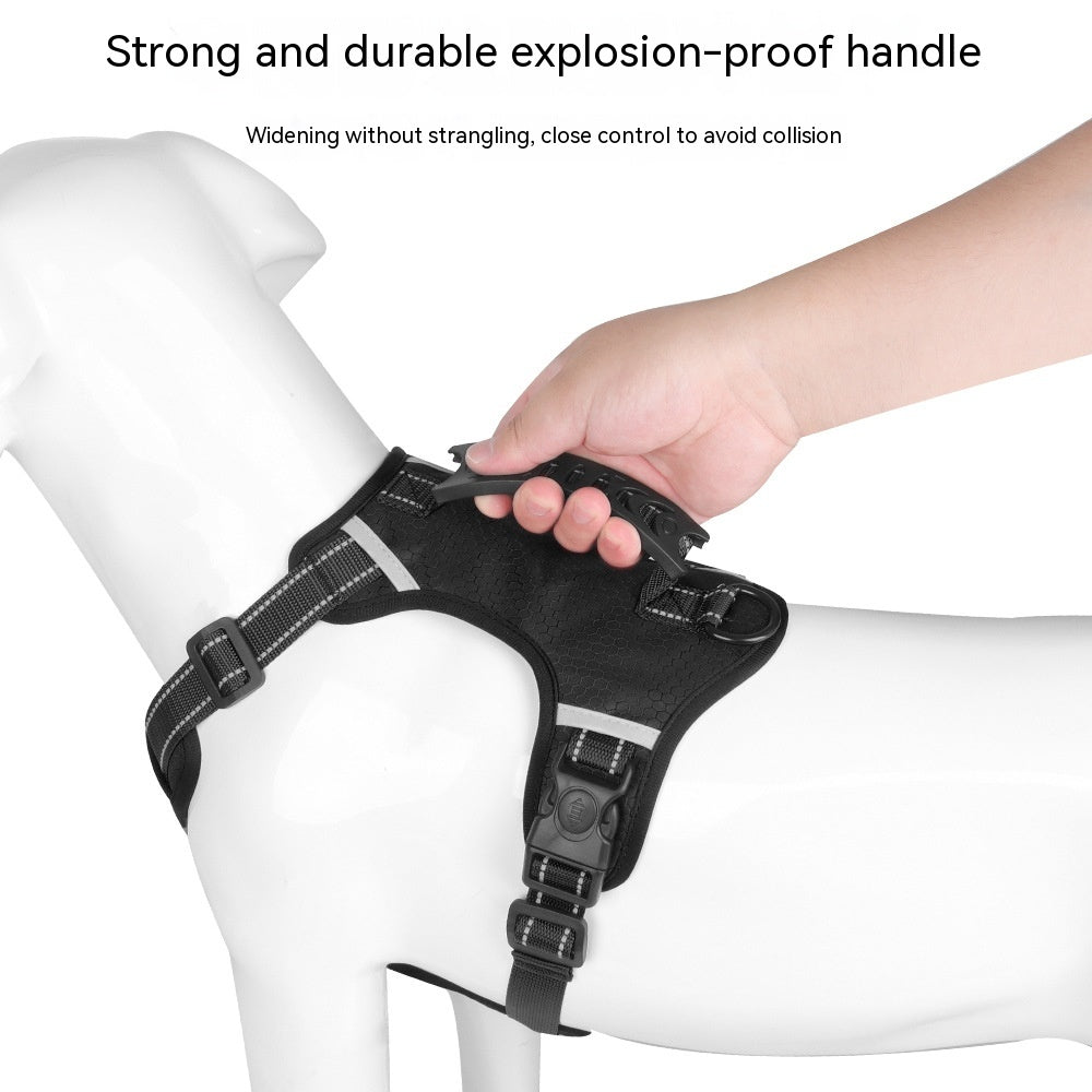Pet Hand Holding Rope Vest-Style Explosion-Proof Reflective