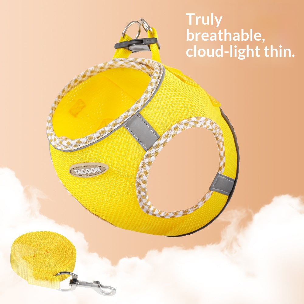 Wrap-Style Pet Harness And Leash