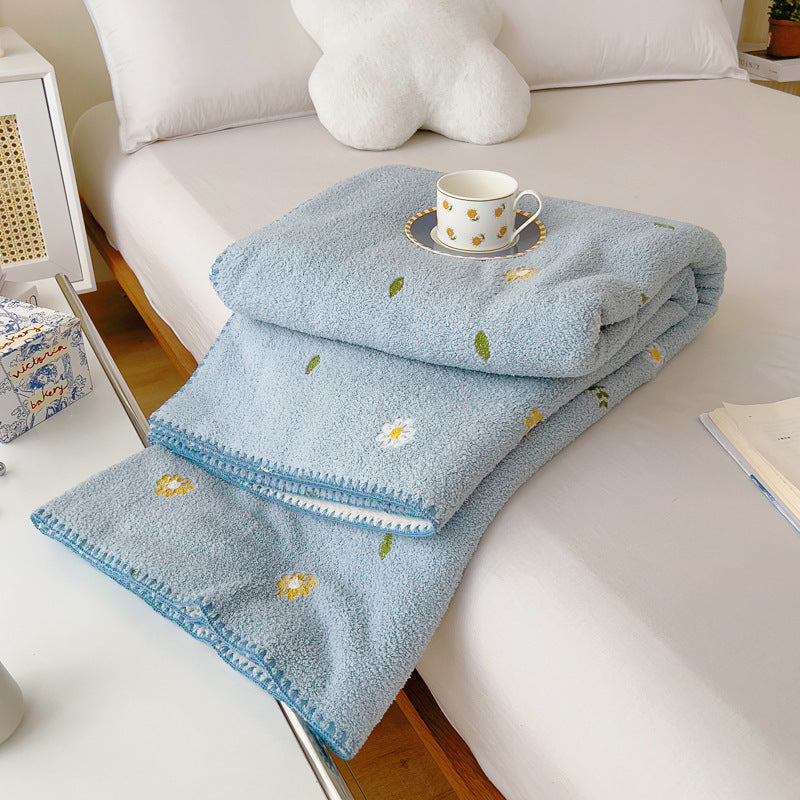 Office Nap Multifunctional Lambswool Shawl Blanket