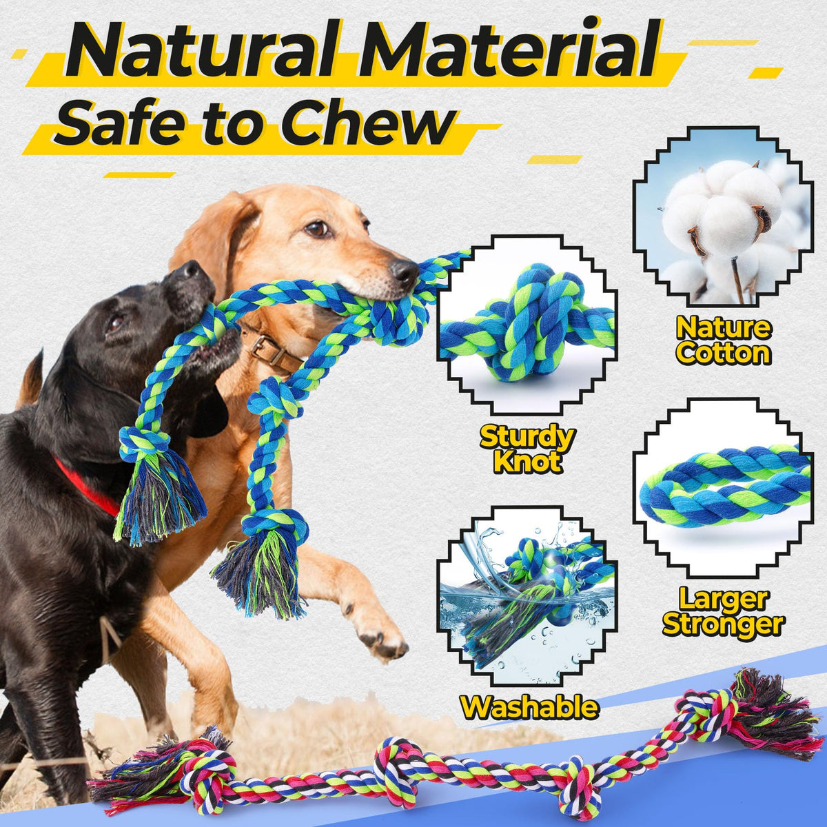 Thick Cotton Rope Dog Toy