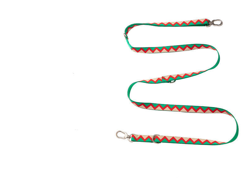 Rainbow Hands-Free Multifunctional Traction Rope Can Be Adjusted