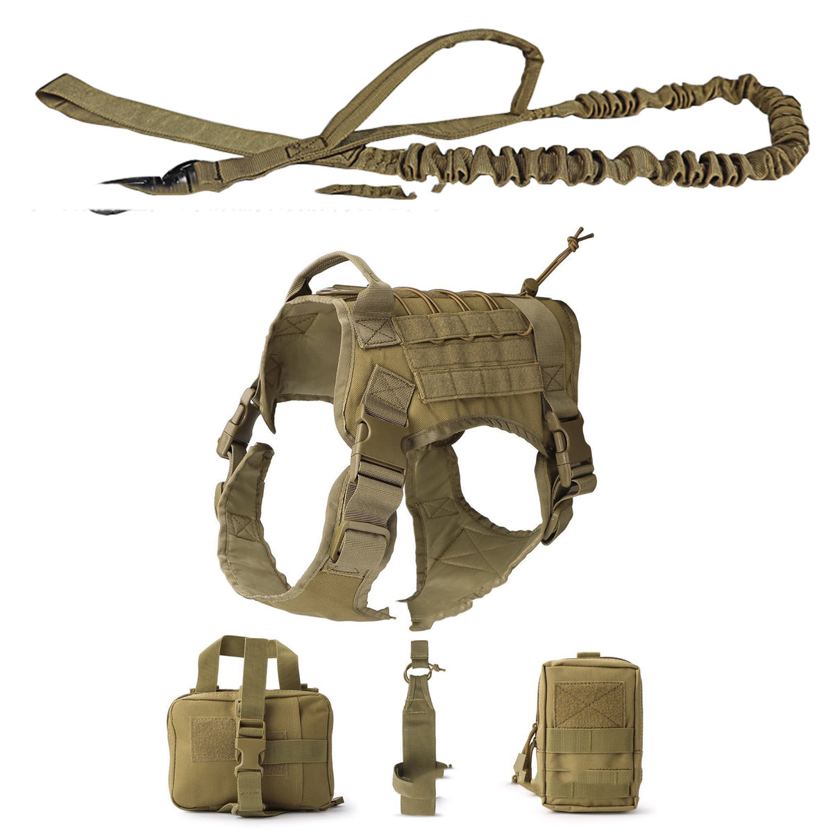 Outdoor Dog Vest Five Piece Set