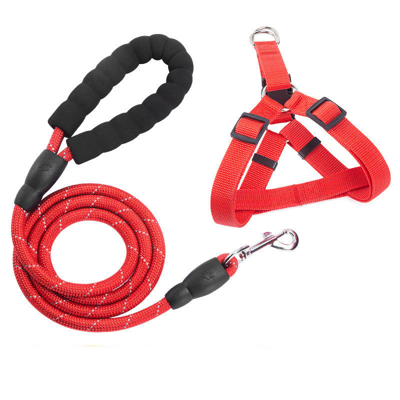 Eva Reflective Pet Dog Leash Collar Set